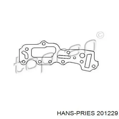 201229 Hans Pries (Topran) прокладка передньої кришки двигуна, права