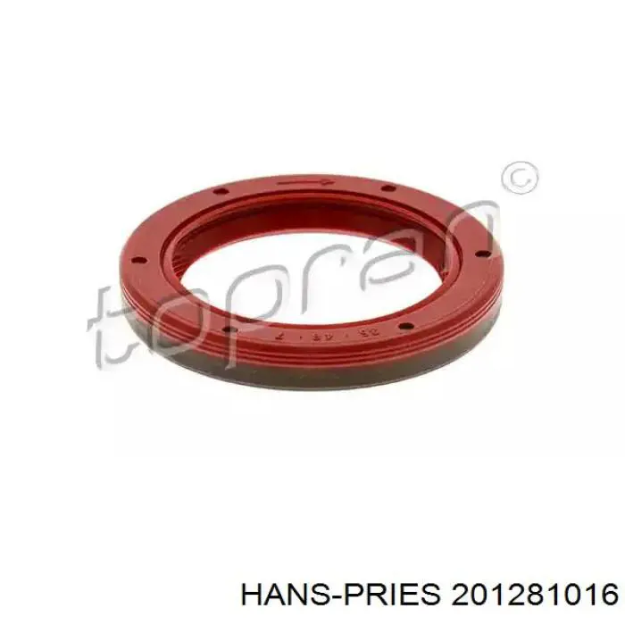 Сальник коленвала двигуна, передній Hans Pries (Topran) 201281016 ціна, від 1.97 USD