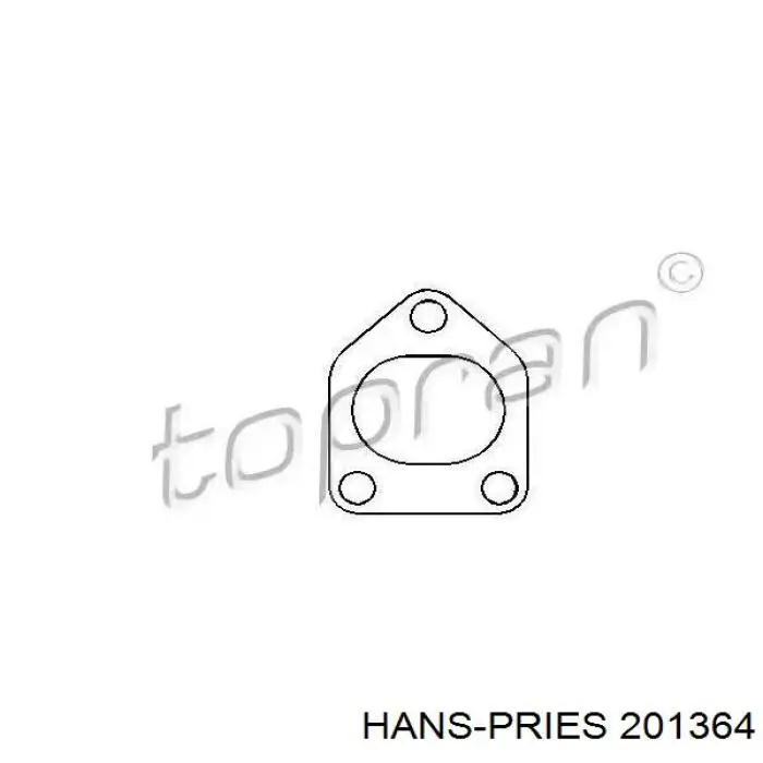 Купити 201364 Hans Pries (Topran) Подушка (опора) двигуна ліва/права
