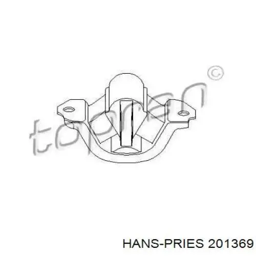 Купити 201369 Hans Pries (Topran) Подушка (опора) двигуна, права