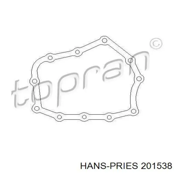 Прокладка задньої кришки АКПП/МКПП Hans Pries (Topran) 201538 ціна, від 3.38 USD
