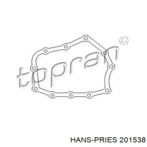 201538 Hans Pries (Topran) прокладка задньої кришки акпп/мкпп