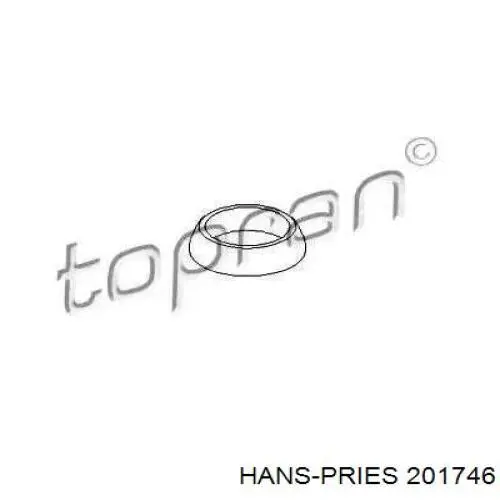 201746 Hans Pries (Topran) прокладка прийомної труби глушника