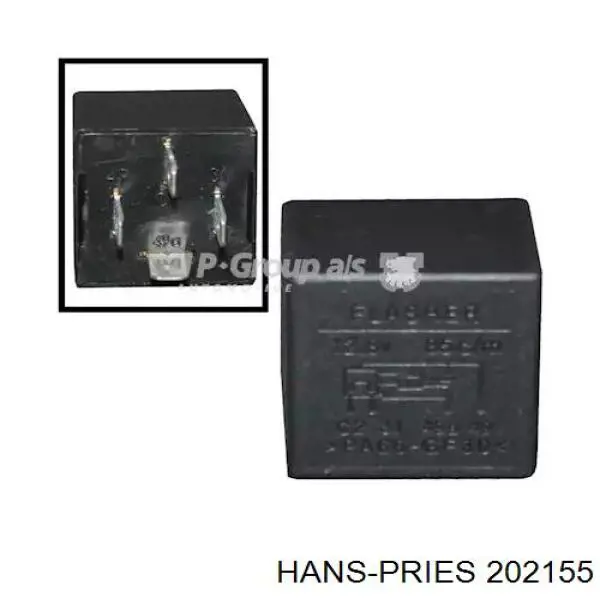 Реле електробензонасосу Hans Pries (Topran) 202155 ціна, від 8.86 USD