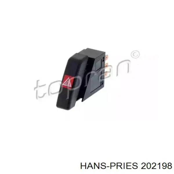 Кнопка включення аварійної сигналізації Hans Pries (Topran) 202198 ціна, від 6.08 USD