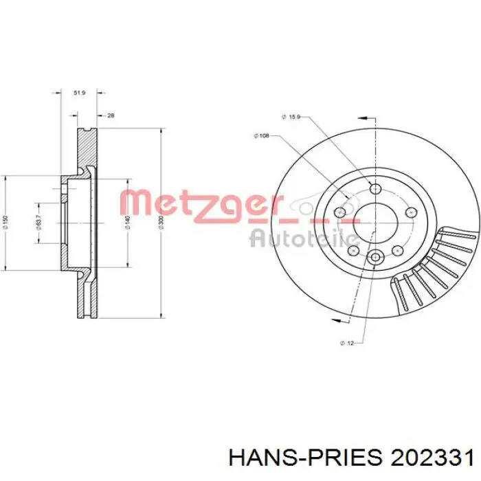 Прокладка термостата Hans Pries (Topran) 202331 ціна, від 2.70 USD