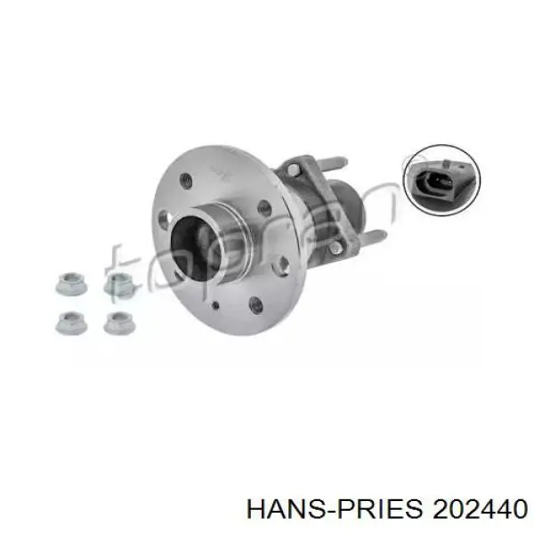 202440 Hans Pries (Topran) Маточина задня