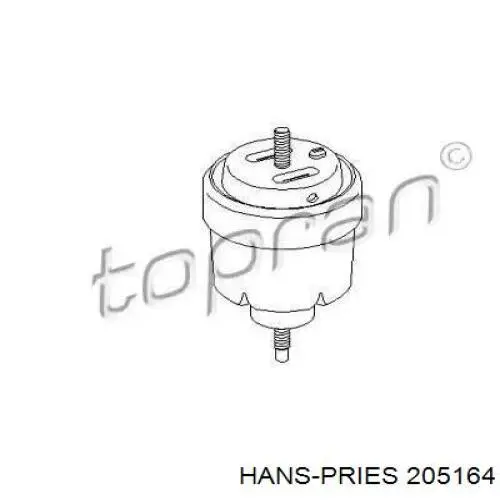 Купити 205164 Hans Pries (Topran) Подушка (опора) двигуна, права