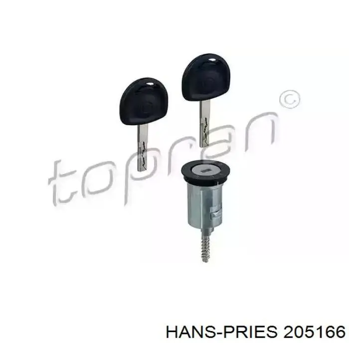 Личинка замка запалювання Hans Pries (Topran) 205166 ціна, від 7.89 USD