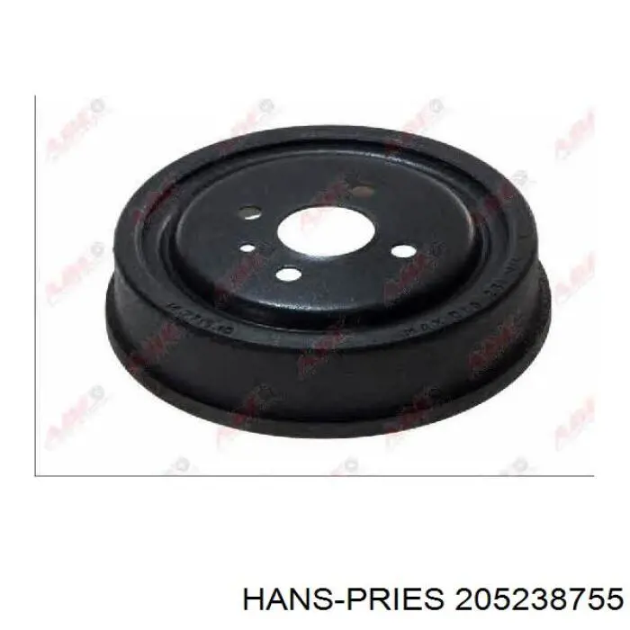 Барабан гальмівний задній 205238755 Hans Pries (Topran)
