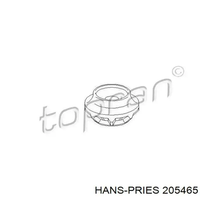 Опора стійки амортизатора переднього Opel 0344588 ціна, від 5.59 USD