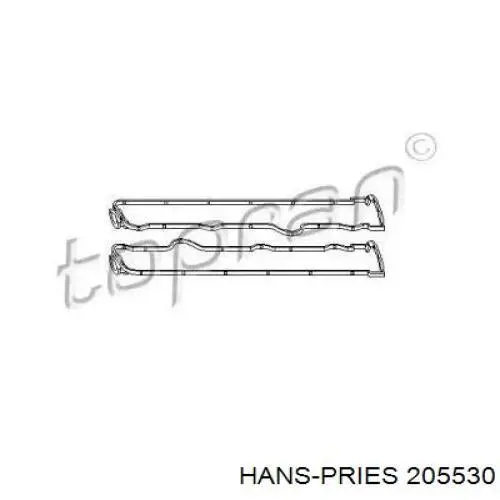 Прокладка клапанної кришки двигуна 205530 Hans Pries (Topran)