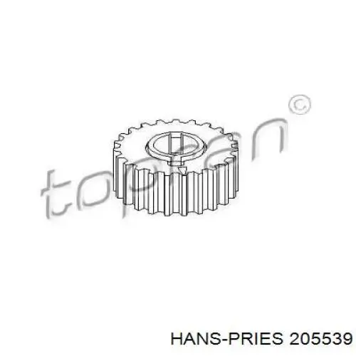 205539 Hans Pries (Topran) зірка-шестерня приводу коленвалу двигуна