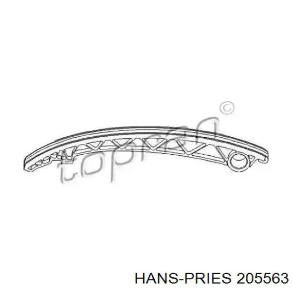 Купити 205563 Hans Pries (Topran) Заспокоювач ланцюга ГРМ, лівий