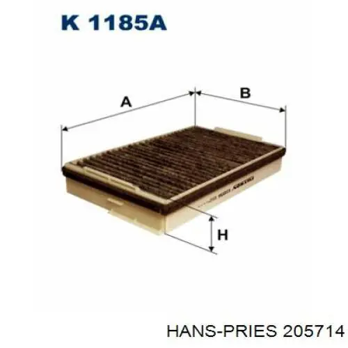 Шланг/патрубок водяного насосу, приймальний Hans Pries (Topran) 205714 ціна, від 4.38 USD