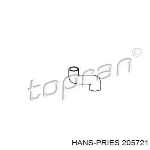 Шланг/патрубок водяного насосу, приймальний Hans Pries (Topran) 205721 ціна, від 4.81 USD