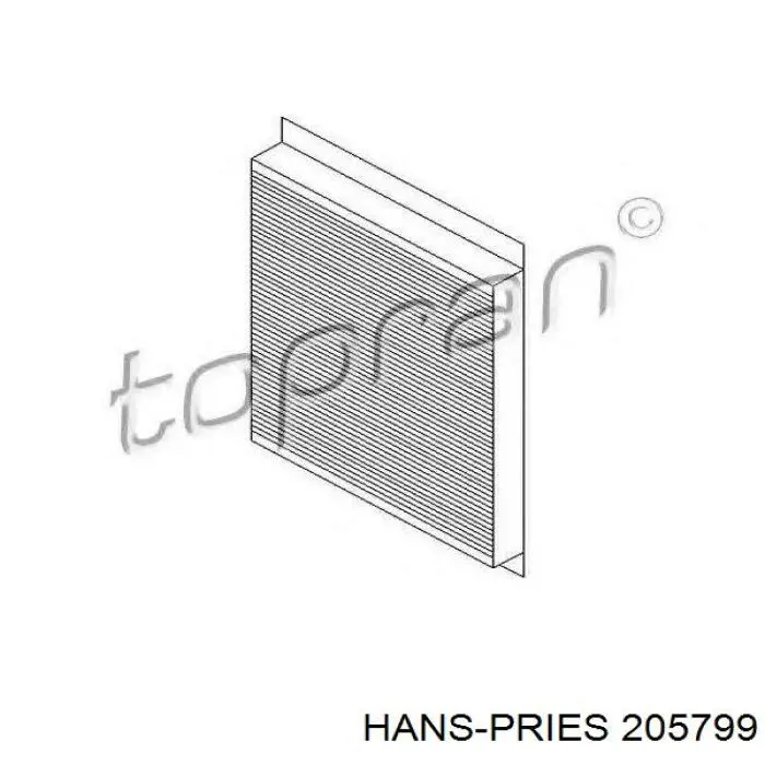 205799 Hans Pries (Topran) фільтр салону