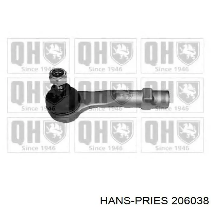 Трубка картера повітряна Hans Pries (Topran) 206038 ціна, від 3.03 USD