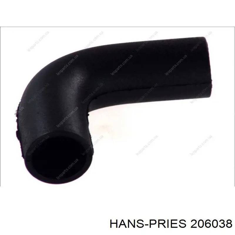 206038 Hans Pries (Topran) патрубок вентиляції картера, масловіддільника