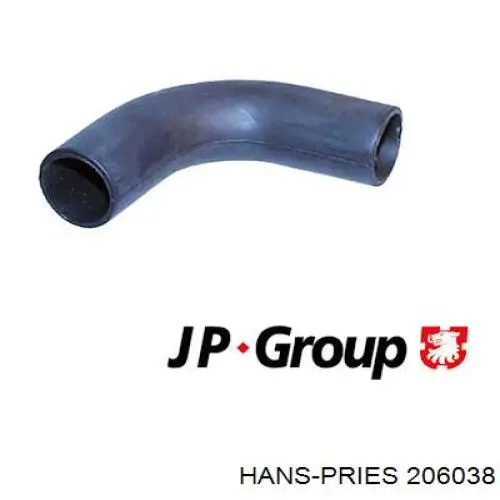 Трубка картера повітряна Hans Pries (Topran) 206038 ціна, від 3.03 USD