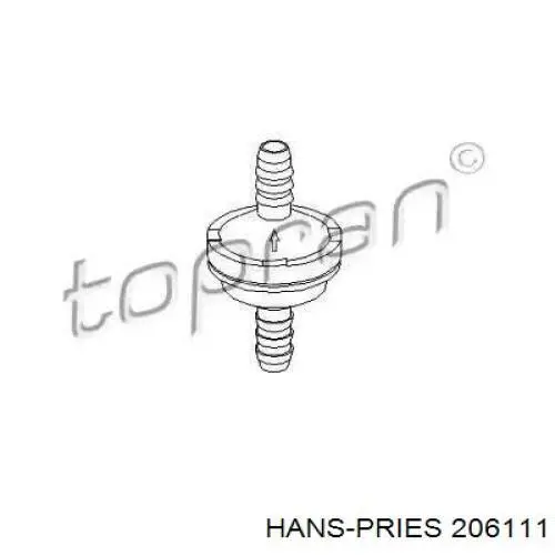 206111 Hans Pries (Topran) клапан гальмівної системи
