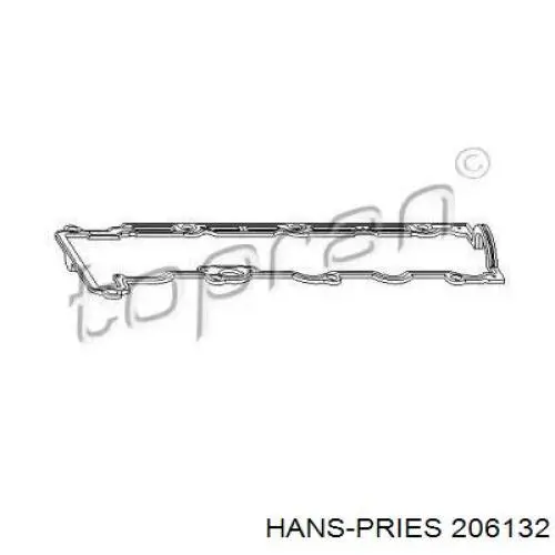 206132 Hans Pries (Topran) Прокладка кришки клапанної 