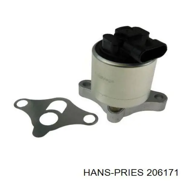206171 Hans Pries (Topran) Клапан рециркуляції відпрацьованих газів EGR