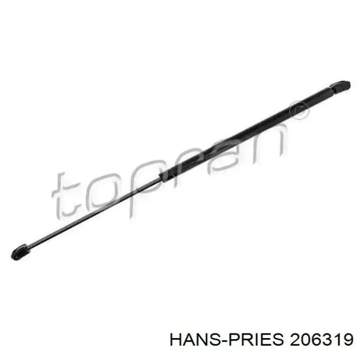 Амортизатор двері задньої Hans Pries (Topran) 206319 ціна, від 7.72 USD
