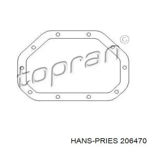 206470 Hans Pries (Topran) прокладка піддону акпп