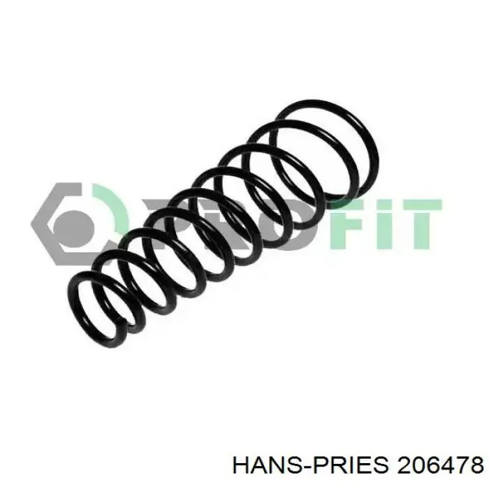 Сайлентблок заднього кулака Hans Pries (Topran) 206478