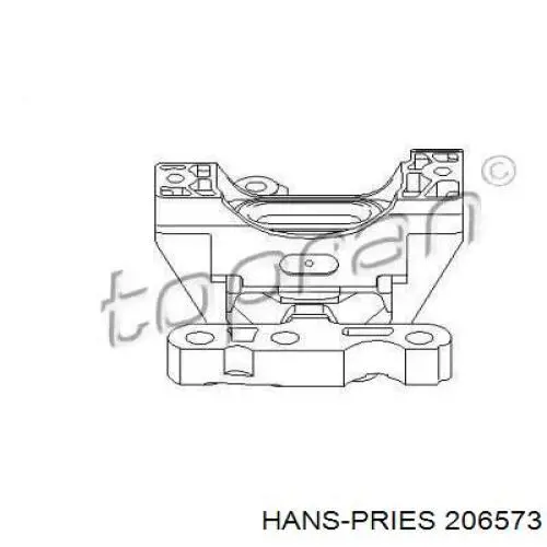 206573 Hans Pries (Topran) Права подушка мотора