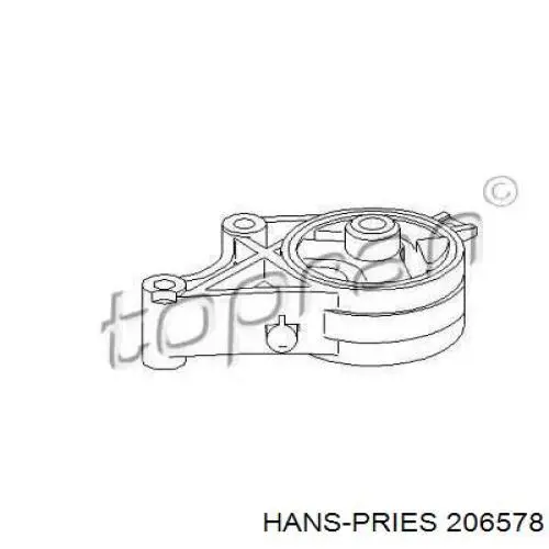 Подушка (опора) двигуна, передня Hans Pries (Topran) 206578 ціна, від 21.55 USD
