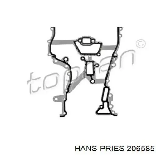 206585 Hans Pries (Topran) прокладка передньої кришки двигуна