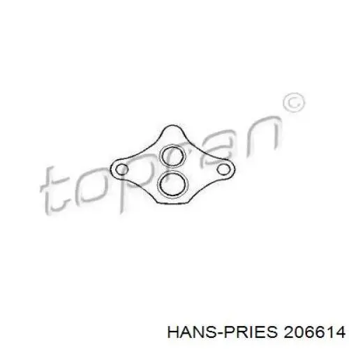 206614 Hans Pries (Topran) прокладка egr-клапана рециркуляції
