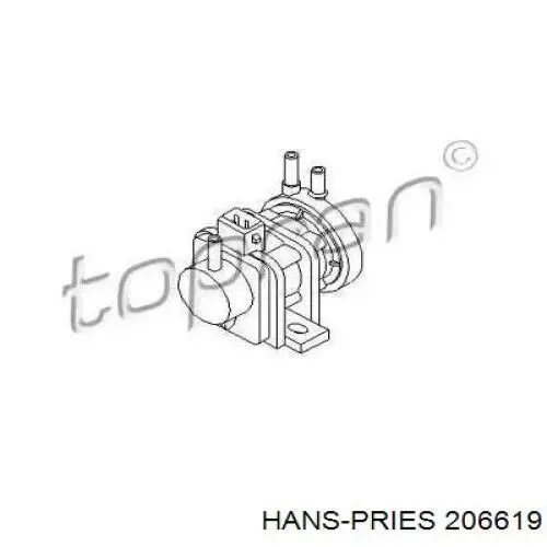 206619 Hans Pries (Topran) Клапан перетворювач тиску наддуву (соленоїд)