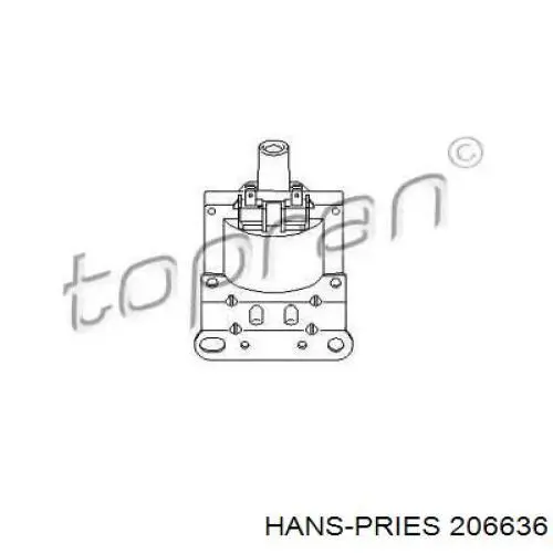 Котушка запалювання 206636 Hans Pries (Topran)