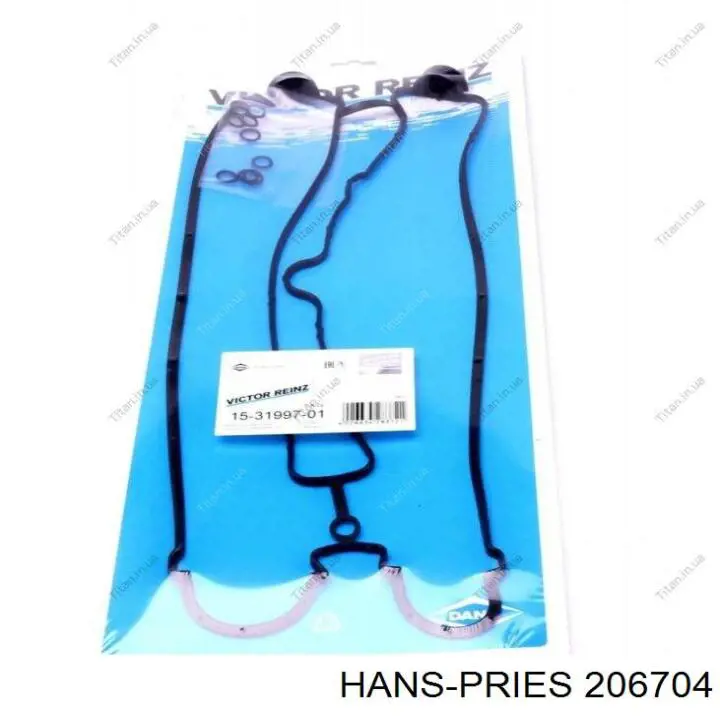 206704 Hans Pries (Topran) Патрубок системи охолодження