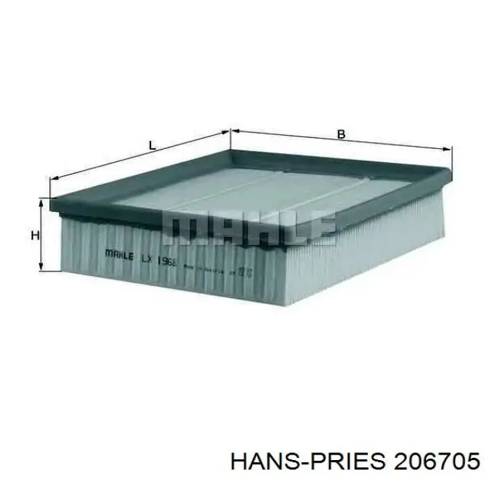 Шланг/патрубок радіатора охолодження, нижній Hans Pries (Topran) 206705 ціна, від 24.72 USD