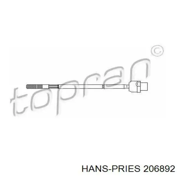 206892 Hans Pries (Topran) тяга рульова