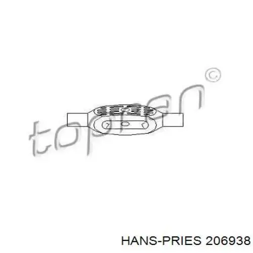 Кронштейн куліси КПП Hans Pries (Topran) 206938 ціна, від 4.66 USD