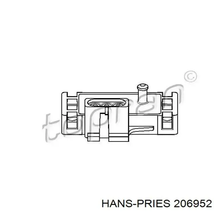 Купити 206952 Hans Pries (Topran) Датчик абсолютного тиску
