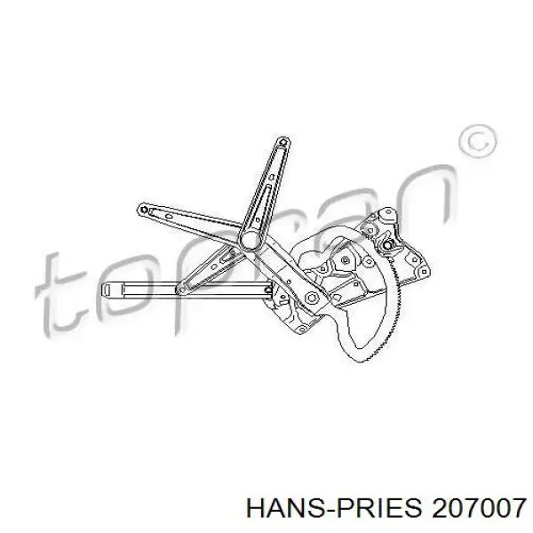 Шток включення КПП Hans Pries (Topran) 207007 ціна, від 5.95 USD