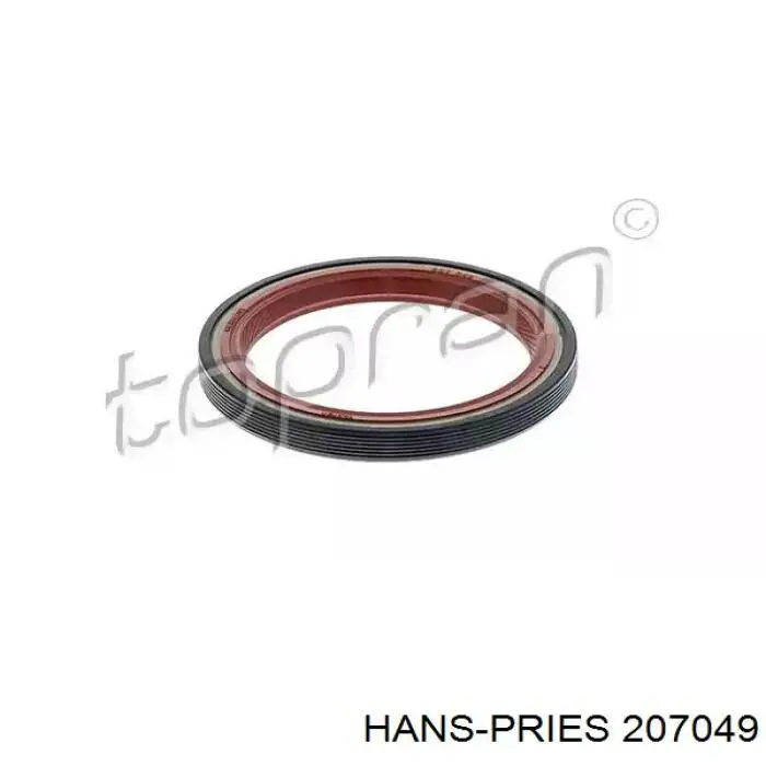 Сальник коленвала двигуна, передній Hans Pries (Topran) 207049 ціна, від 4.25 USD