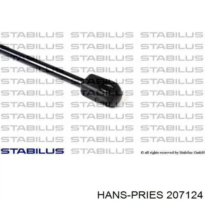 Купити 207124 Hans Pries (Topran) Амортизатор двері багажника