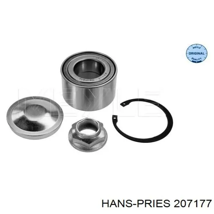 Купити 207177 Hans Pries (Topran) Диск заднього гальма