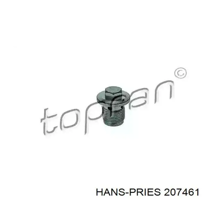 Пробка піддона двигуна Hans Pries (Topran) 207461 ціна, від 2.63 USD
