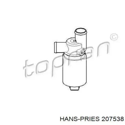 Клапан холостого ходу Hans Pries (Topran) 207538 ціна, від 45.96 USD