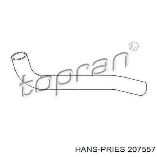 Купити 207557 Hans Pries (Topran) Патрубок бака, до заливної горловини