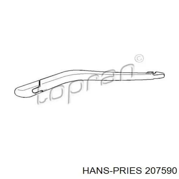 207590 Hans Pries (Topran) Важіль-поводок двірника заднього скла