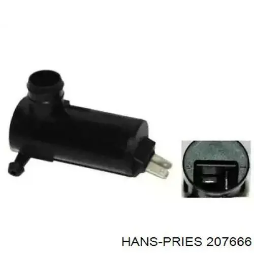Моторчик омивача переднього скла Hans Pries (Topran) 207666 ціна, від 6.93 USD
